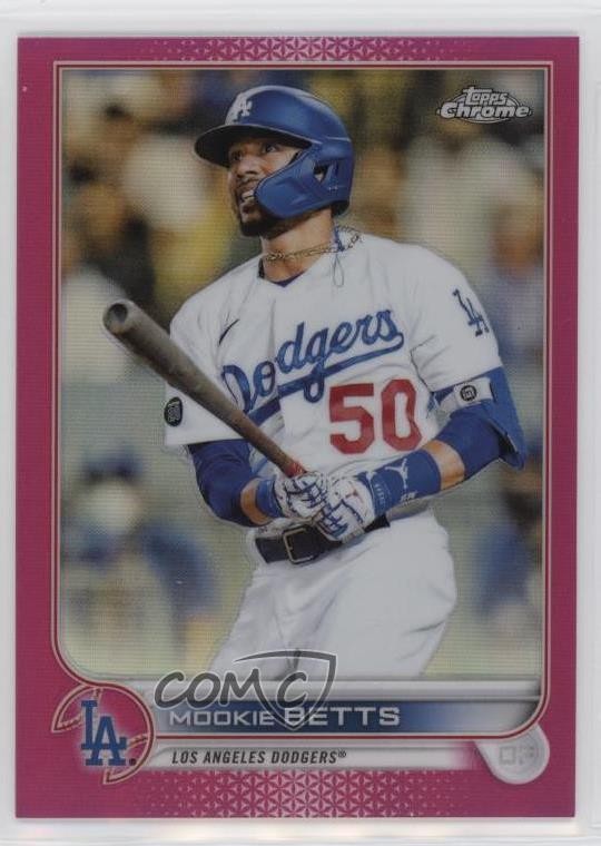 2022 Topps Chrome Magenta Refractor 237/399 Mookie Betts #100 1o6r