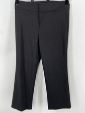 Alice + Olivia Pants Womens 8 Black Stacey Slim Dress Trousers Classics Office