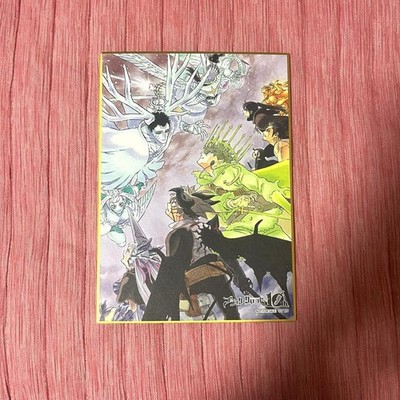 Black Clover Exhibition Admission Bonus Shikishi