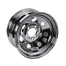 15 X 8 Imca Chrome Racing Wheel 2 Bs Non-beadlock 5 On 4-34 Bp