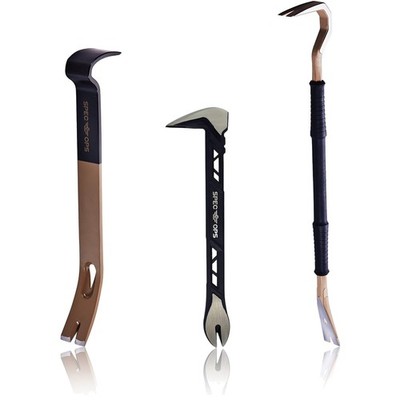 Demolition Tool Set with 3 Pry Bars