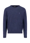 FYNCH HATTON® Luxury Cotton/Wool Jumper/Blue - Large DHL NEXT DAY SRP £100