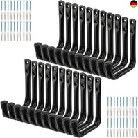 20 StüCk Garagen-Aufbewahrungshaken, Robuste J-Utility-Haken, Wandmontage,