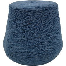 Phoenix Dye Works Acrylic Wool Nylon Blend Vintage 1980s Blue Yarn Cone