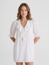 Madewell The Blaire Mini Dress White Size M