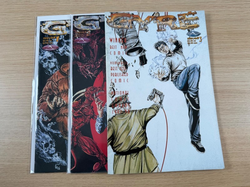Gyre #1 #2 #3 Soul Keeper + Area 102 Abaculus Comic Lot Marc Laming UK Indie