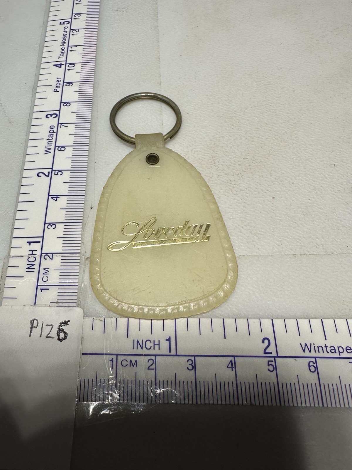 Woodsfield Ohio Loveday Car Dealership Auto Dealer Motor Sales OH Keychain