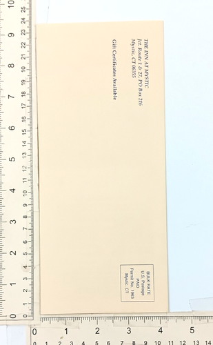 1994-95 The Inn At Mystic Connecticut Room Rates Info CT Vintage Travel Brochure - 第 4/4 張圖片