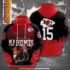 Patrick Mahomes Ii Kansas City Chiefs Hoodie 3D Size S-5XL
