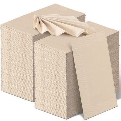 WILLBOND 800 Packs Disposable Paper Napkins Bulk Bamboo Paper Towels Disposab...