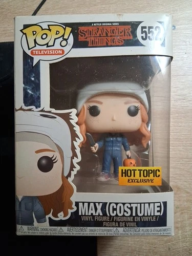 Funko Pop Stranger Things Max Costume Hot Topic Exclusive 552W/protector