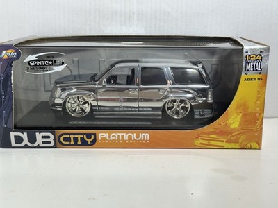 JADA PLATINUM EDITION CADILLAC ESCALADE 1:24 CHROME LIMITED IN BOX  #17