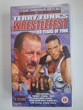 2002 Coliseum Video WWF ECW Terry Funks Wrestlefest Bret Hart VHS Jake Roberts