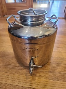 SANSONE 15L Stainless Steel Europa Inox 18/10 Dispenser Italy