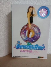 PoolCandy Space Galaxy Pink Glitter Deep Pool Tube 36 Inch