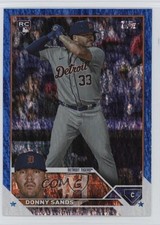 2023 Topps Series 2 Blue Foil 260/999 Donny Sands #416 0tu4