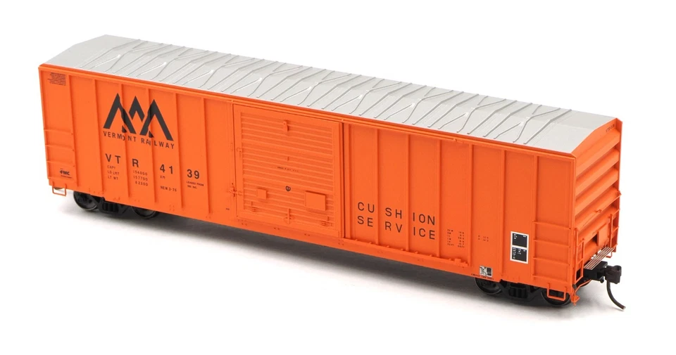 Atlas Master HO Vermont Railway 50' FMC 5077 SD Box Car VTR #4139 - Image 3 of 4