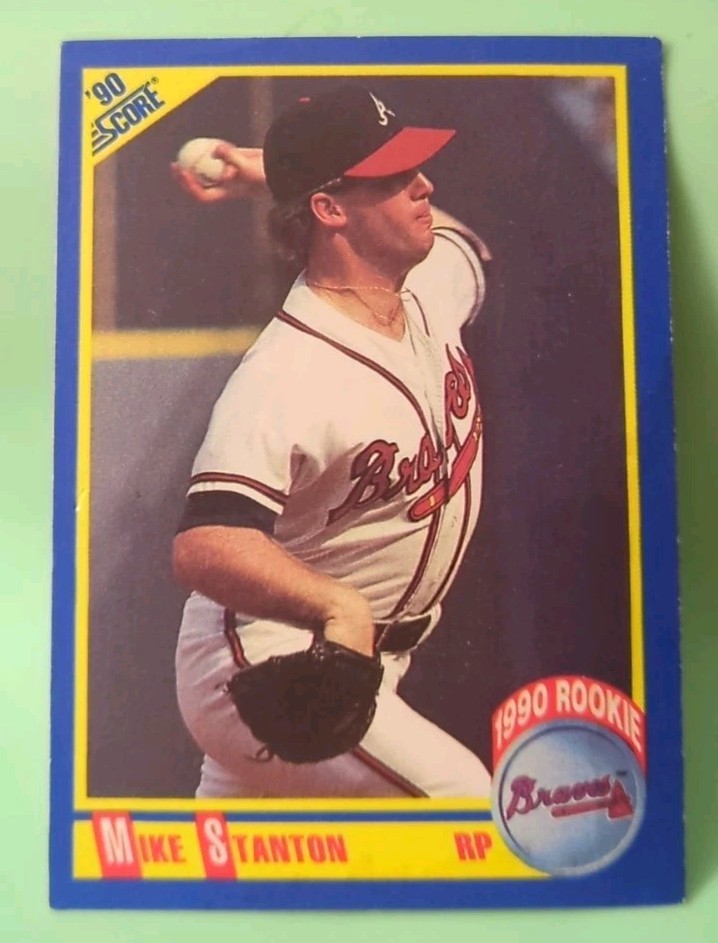 1990 Score - Mike Stanton #609 (RC) - Atlanta Braves 