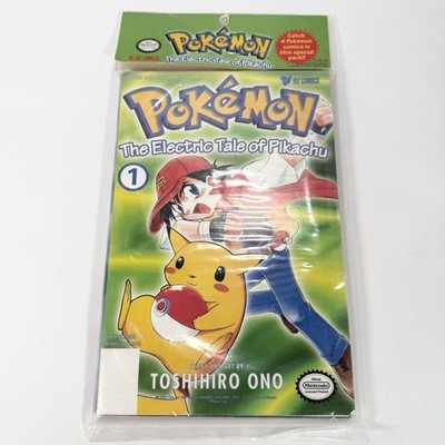 Pokémon The Electric Tale of Pikachu #1-4 Comic Book Set 1999 Viz Comics Sealed