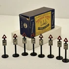Vtg Matchbox Lesney Accessory Pack No. 4 Road Signs A4 White Circle Box Variant