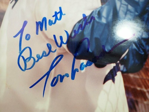 Tommy Lasorda foto autentica autografata a colori 8" x 10" Dodgers - Foto 4 di 5