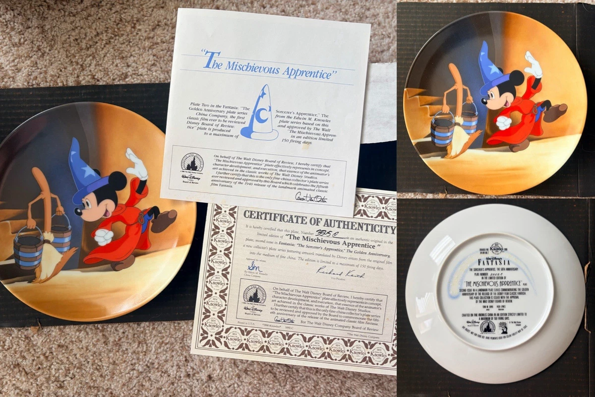Disney FANTASIA プレート　2枚セット Fantasia Disney Plates (1968-Now) for sale | eBay