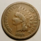 1881 Indian Head Cent Penny VG-Details "Not Cleaned -Actual Coin Pictured"