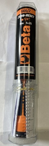 Kit chiave dinamometrica 1/4 con bussole e prolunghe Zero-Reset - Beta