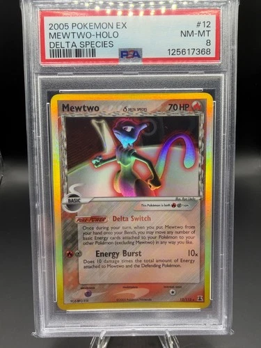 Mewtwo (Delta Species) Hollow PSA 8