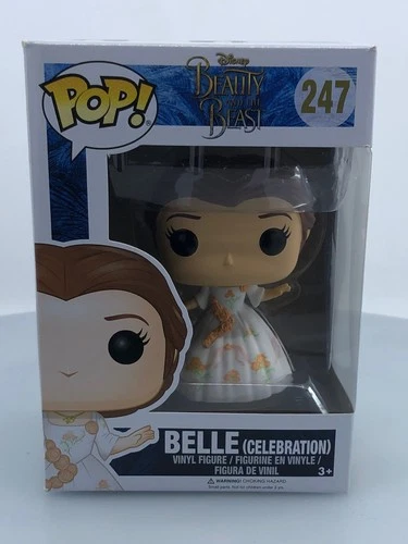 Funko POP! Disney Beauty and The Beast Belle Celebration #247 DAMAGED BOX