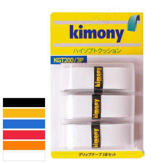 Kimony Hi Soft Cushion Grip Badminton Tennis Racket Tape 3 GripsPack KGT200 4690₽