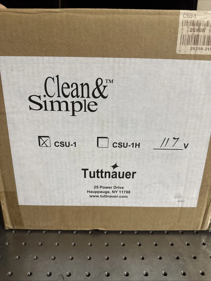 Limpiador ultrasónico limpio y simple Tuttnauer CSU-1 Foto 2 de 2