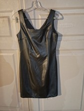 La Belle Women's Vintage Dress Brown Made In USA Size 7
