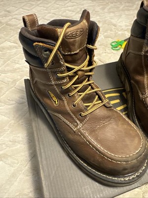 KEEN Utility Cincinnati 6  WP Work Boots Men s 10.5 EE Wide Waterproof