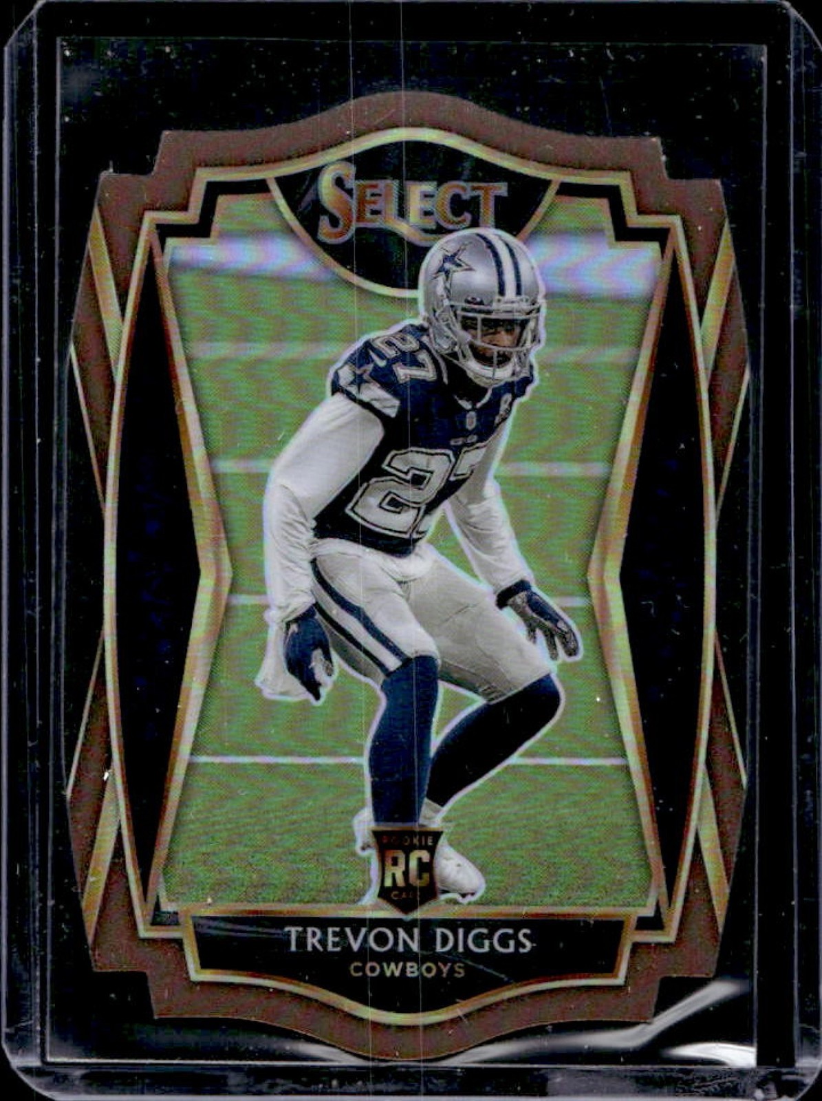 2020 Select Trevon Diggs RC Copper Prizm Die Cut Premier Level #272/355 Cowboys