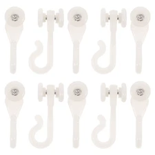 10 Pcs Mosquito Net Hook Pulley Bed Hanging Hooks Ceiling Glider