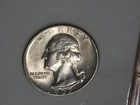 1937 P Washington Silver Quarter, XF - ABOUT Uncirculated slabbed ungraded