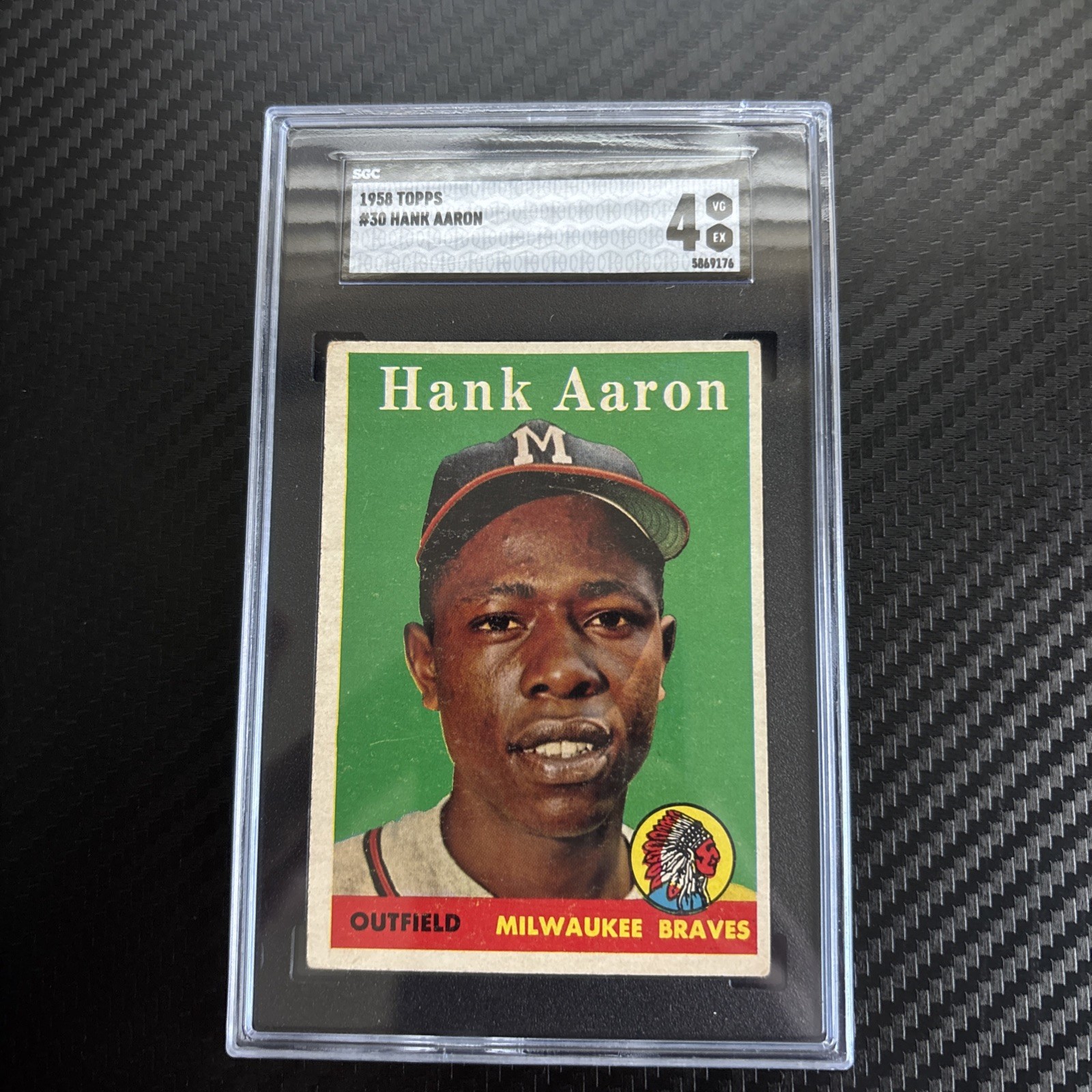 1958 Topps Hank Aaron #30 SGC 4