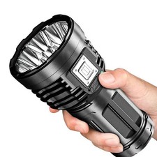 12000000LM Super Bright 8 LED Flashlight USB Rechargeable Torch Tactical lights
