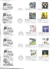 3187a-o Celebrate the Century 1950s 15 ArtCraft  FDCs