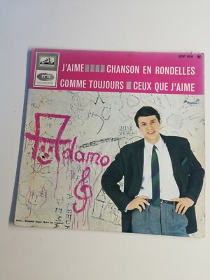 Vinyl 45 Umdrehungen Adamo - J'aime, Chanson