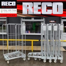 5 X REFURBISHED  THREESIDED ROLL CONTAINER , ROLL CAGE ROLLING PALLET £60 EACH
