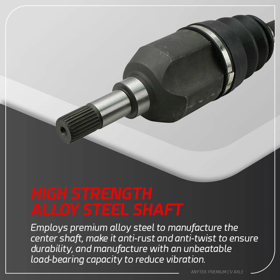 Eje delantero CV de 1 pieza para Dodge Caravan Plymouth Voyager 1988-1993 1994 1995 Foto 4 de 4