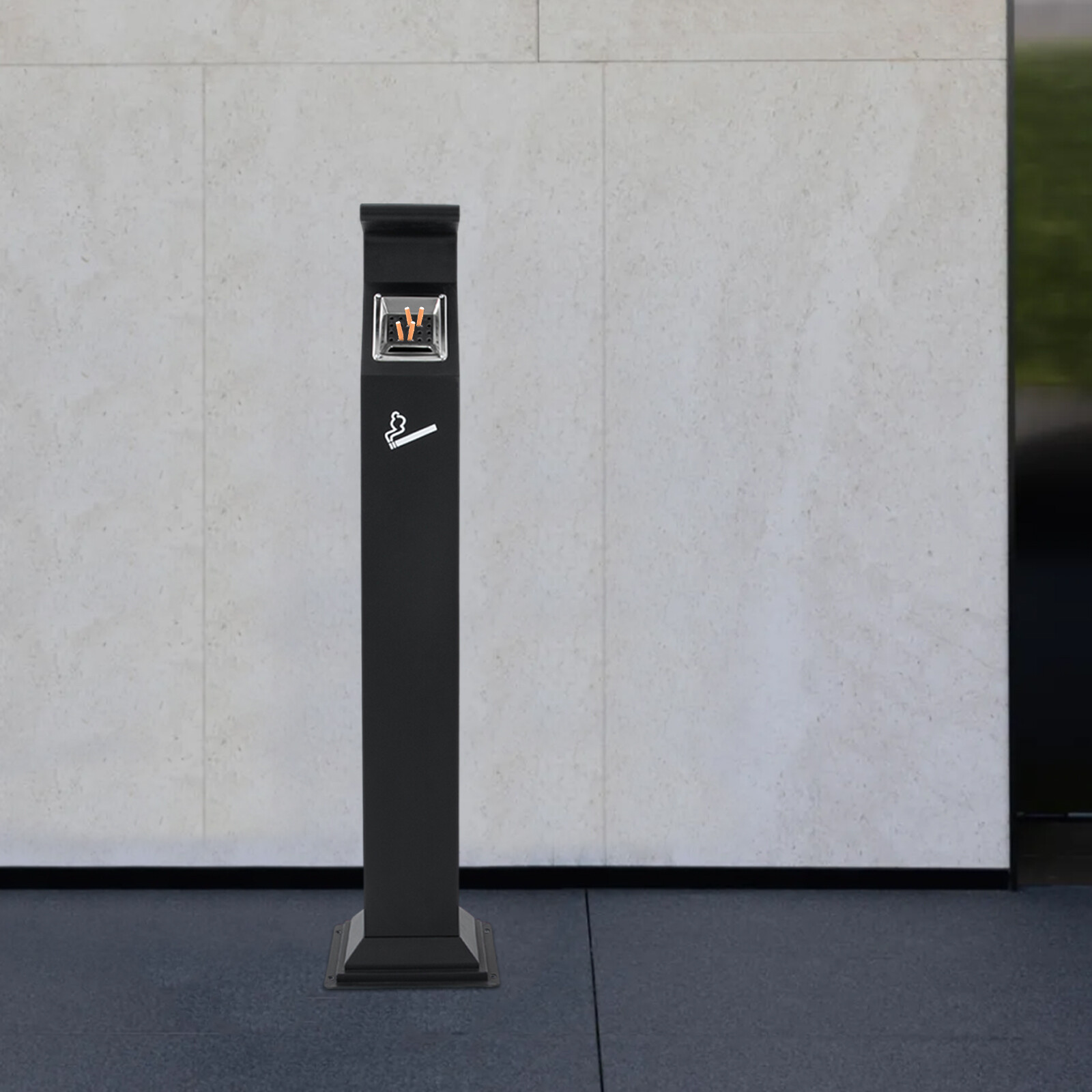 Commercial Trash Can Cigarette Ashtray for Outside/Indoor Waste Comtainer