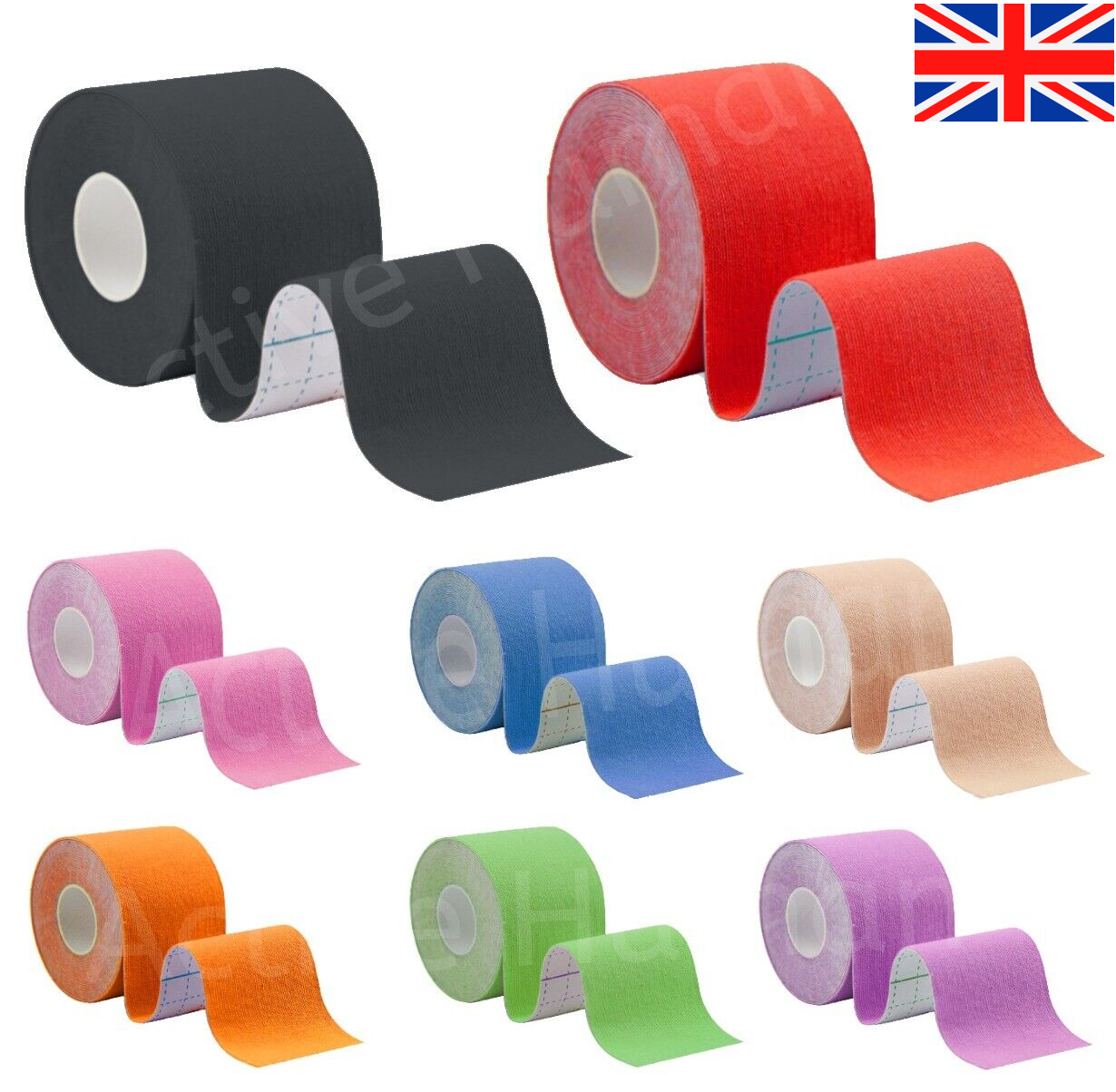 Kinesiology Tape Sports Injury Tape 1 3 6 12 Rolls 5cm KT Physio Muscle