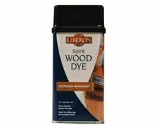 Liberon Spirit Wood Dye 250ml Ethanol Based Dark Oak Light Oak Georgian Mahogany