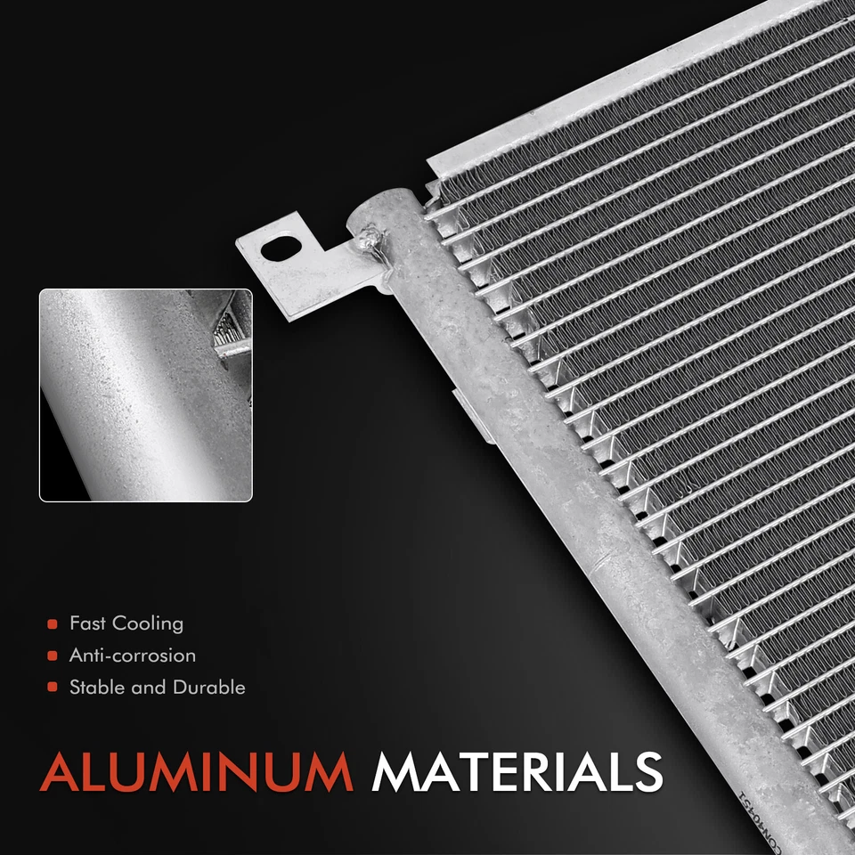 Condensador de aire acondicionado con soporte para Audi A8 Quattro 2006 2007 2008 2009 2010 4,2 L 6,0 L Foto 2 de 4