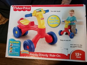 fisher price push bike
