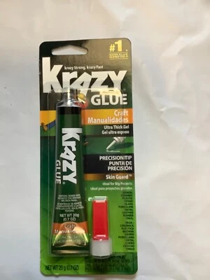 ELMER'S PRODUCTS Krazy Glue Craft ultra thick gel 20g .07oz precision tip