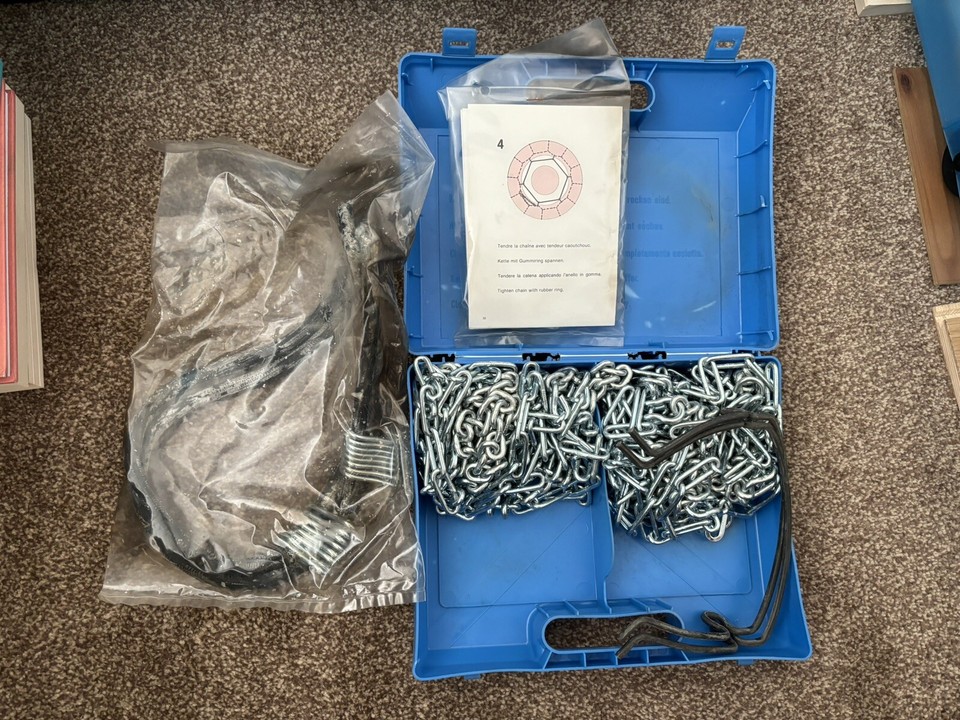 Halfords Snow chains Large Unused. eBay